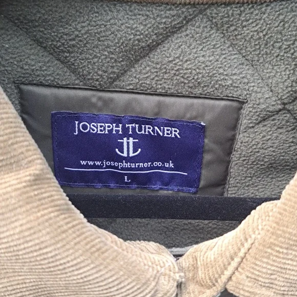 Joseph Turner Green Quilted Paddock JacketSize Large NWOT